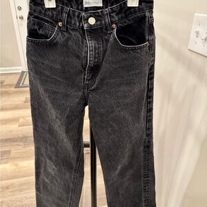 Zara Men's Charcoal Straight Jeans